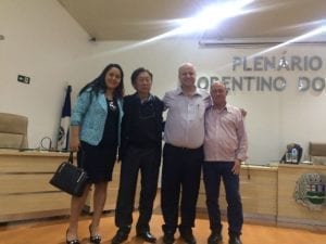 Representantes de Paranapanema recepcionam visita do Secretário Estadual do Turismo em Itaí