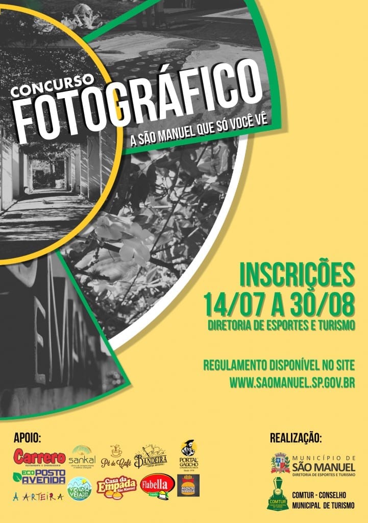 INSCRIÇÕES ABERTAS Inscreva-se já! De 26/10 até as 15h do dia 30