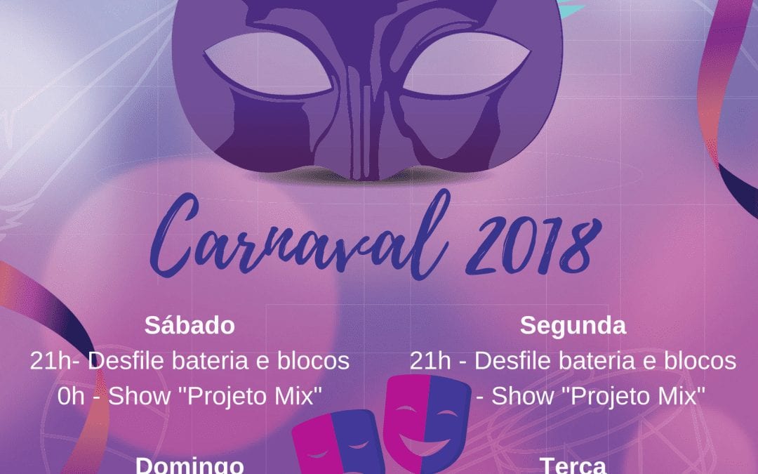 Carnaval 2018 : Confira a programação de Pratânia