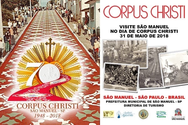 São Manuel: Informação sobre interdição de ruas para a Festa de Corpus Christi
